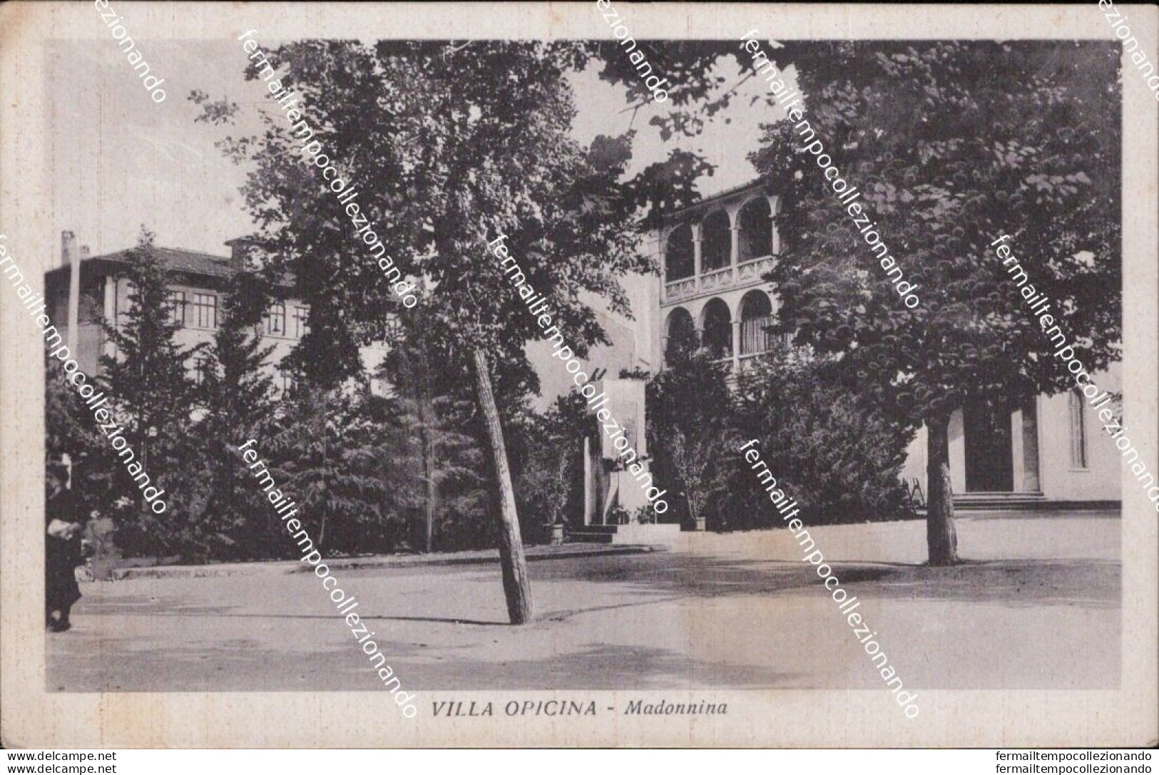 Be697 Cartolina  Trieste Villa Opicina Madonnina - Trieste