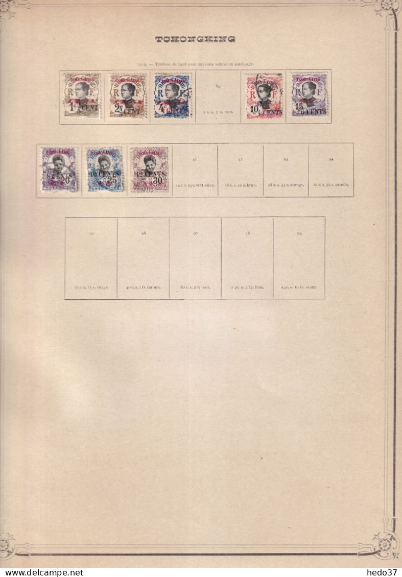 Tch'ong-K'ing - Collection - Neufs Sans Gomme / Oblitérés - B/TB - Unused Stamps