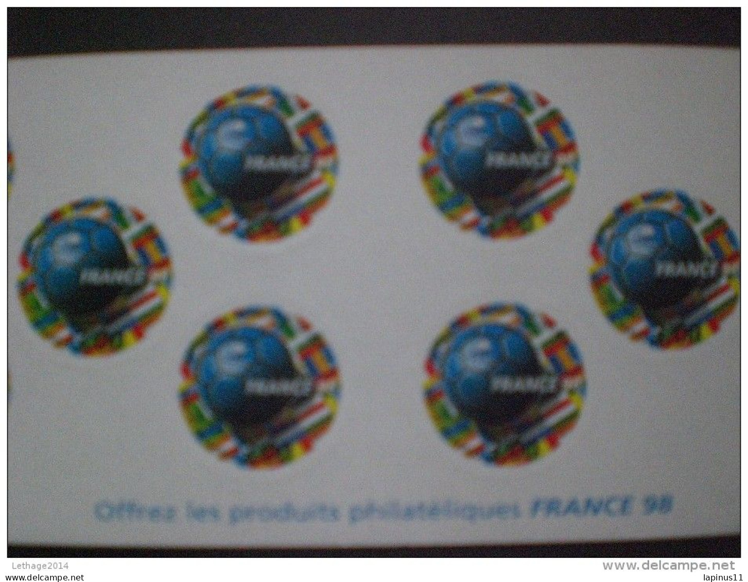 STAMPS FRANCE CARNETS 1998 Football World Cup - France - Self-adhesive Stamp - Ungebraucht