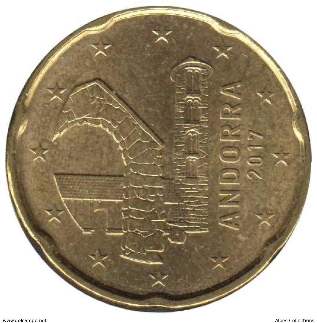 AN02014.1 - ANDORRE - 20 Cents D'euro - 2014 - Andorre