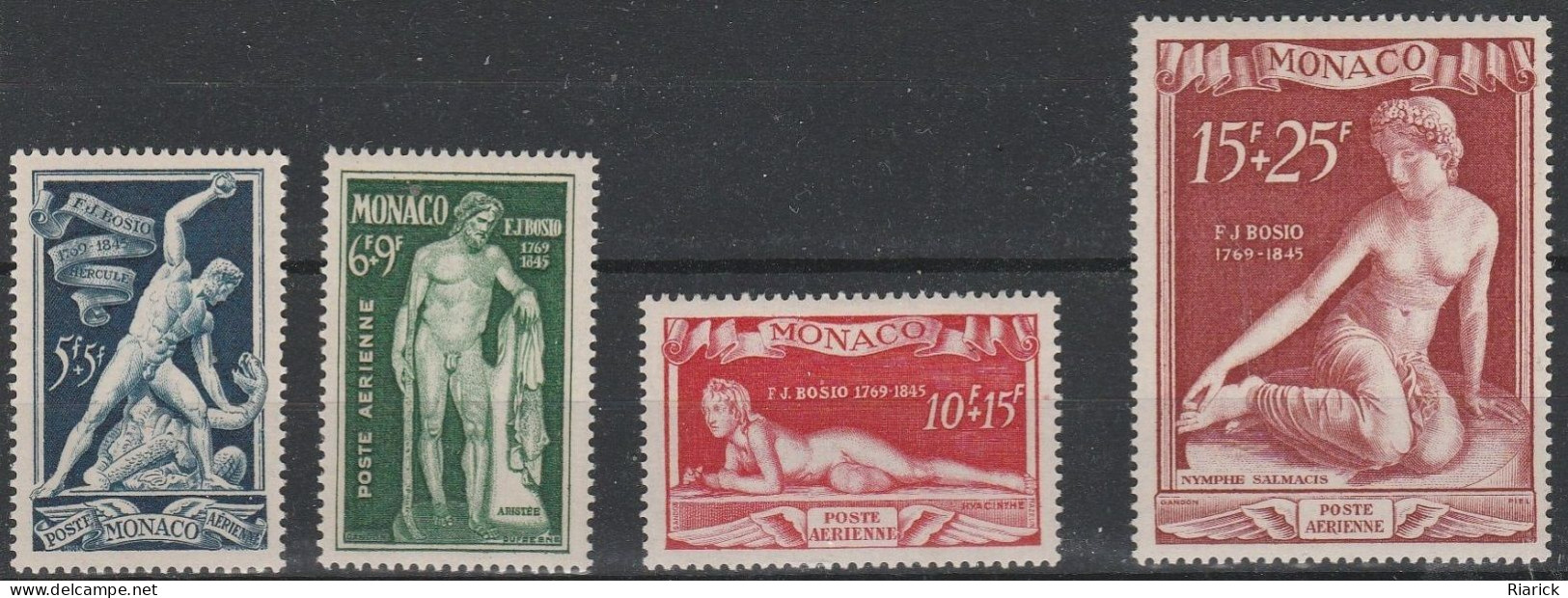 MONACO PA Yv 28/31  MH Neufs* - - Airmail