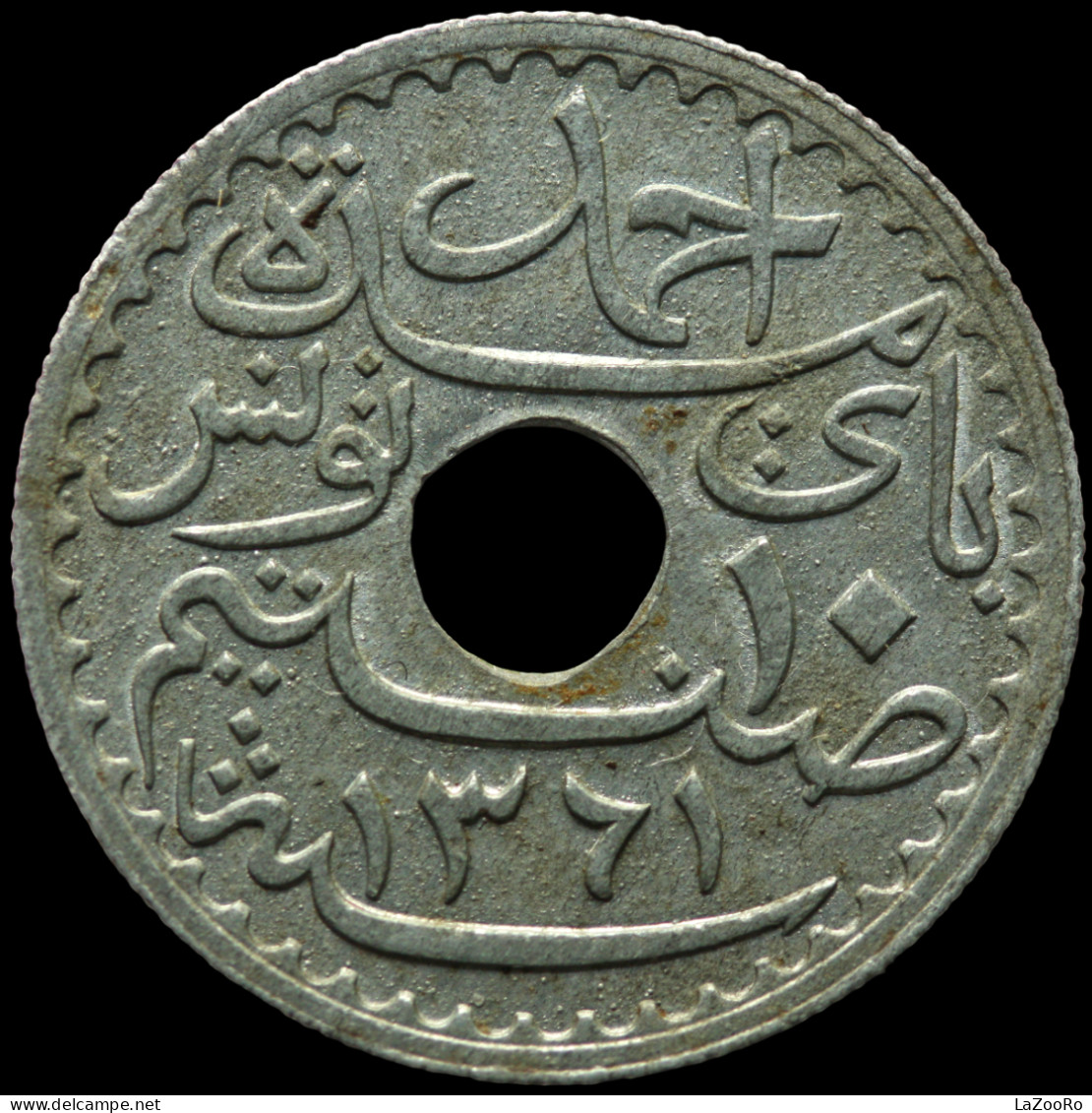 LaZooRo: Tunisia 10 Centimes 1942 UNC - Tunisie