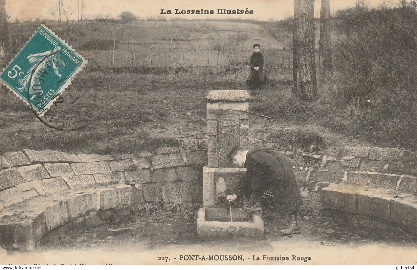 PONT A MOUSSON -54- La Fontaine Rouge. - Pont A Mousson