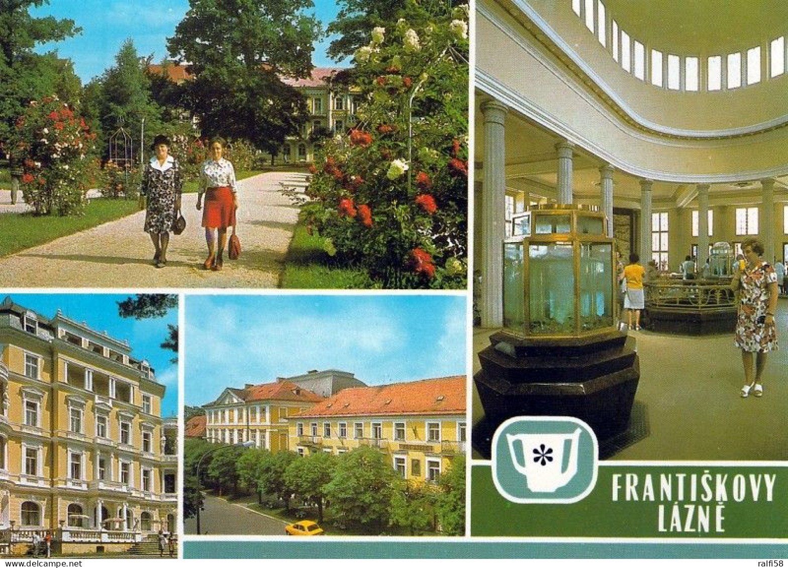 8 AK Tschechien * Ansichten von Františkovy Lázně (deutsch Franzensbad) seit 2021 zählt der Ort zum UNESCO Welterbe