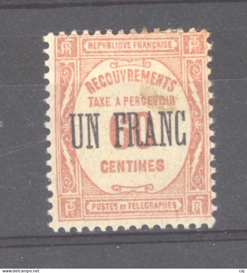 France  -  Taxes  :  Yv  63  * - 1859-1959.. Ungebraucht