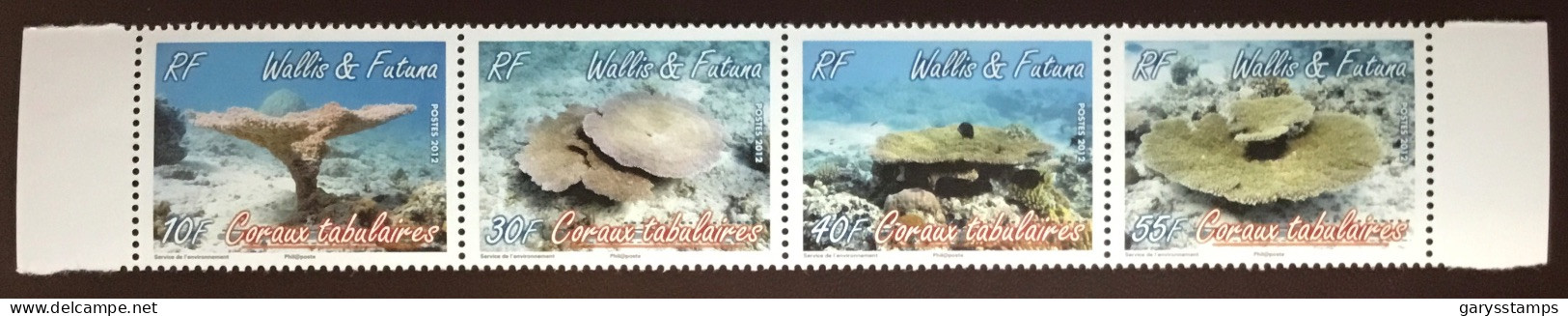 Wallis Et Futuna 2012 Corals Marine Life MNH - Marine Life