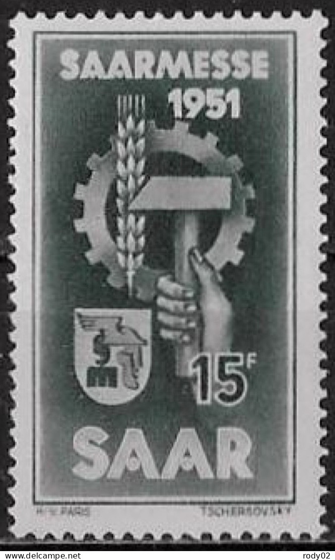 SARRE - N° 293 - NEUF** MNH - Unused Stamps