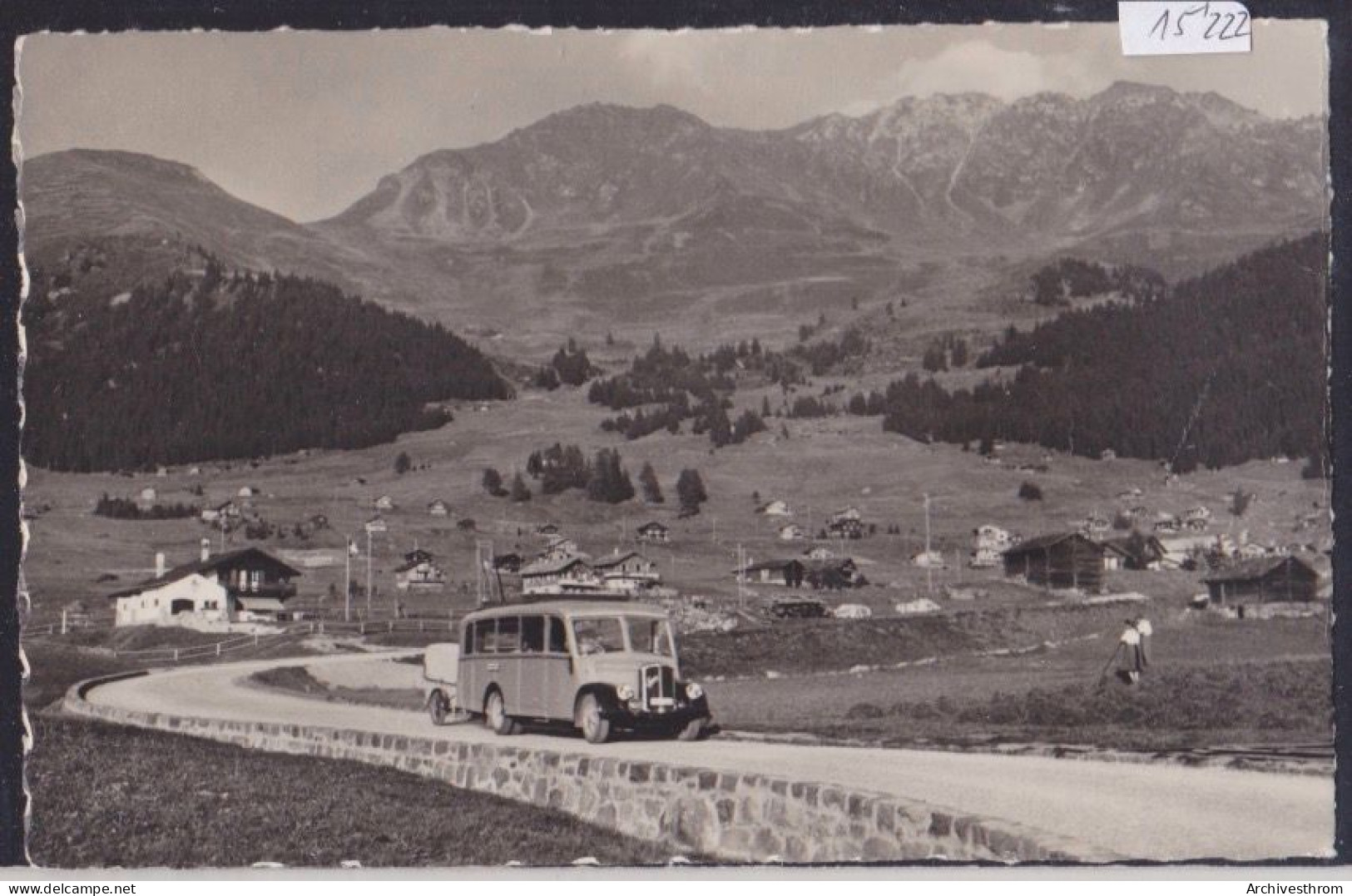 Car Postal Sur Le Plateau De Verbier (15'222) - Verbier