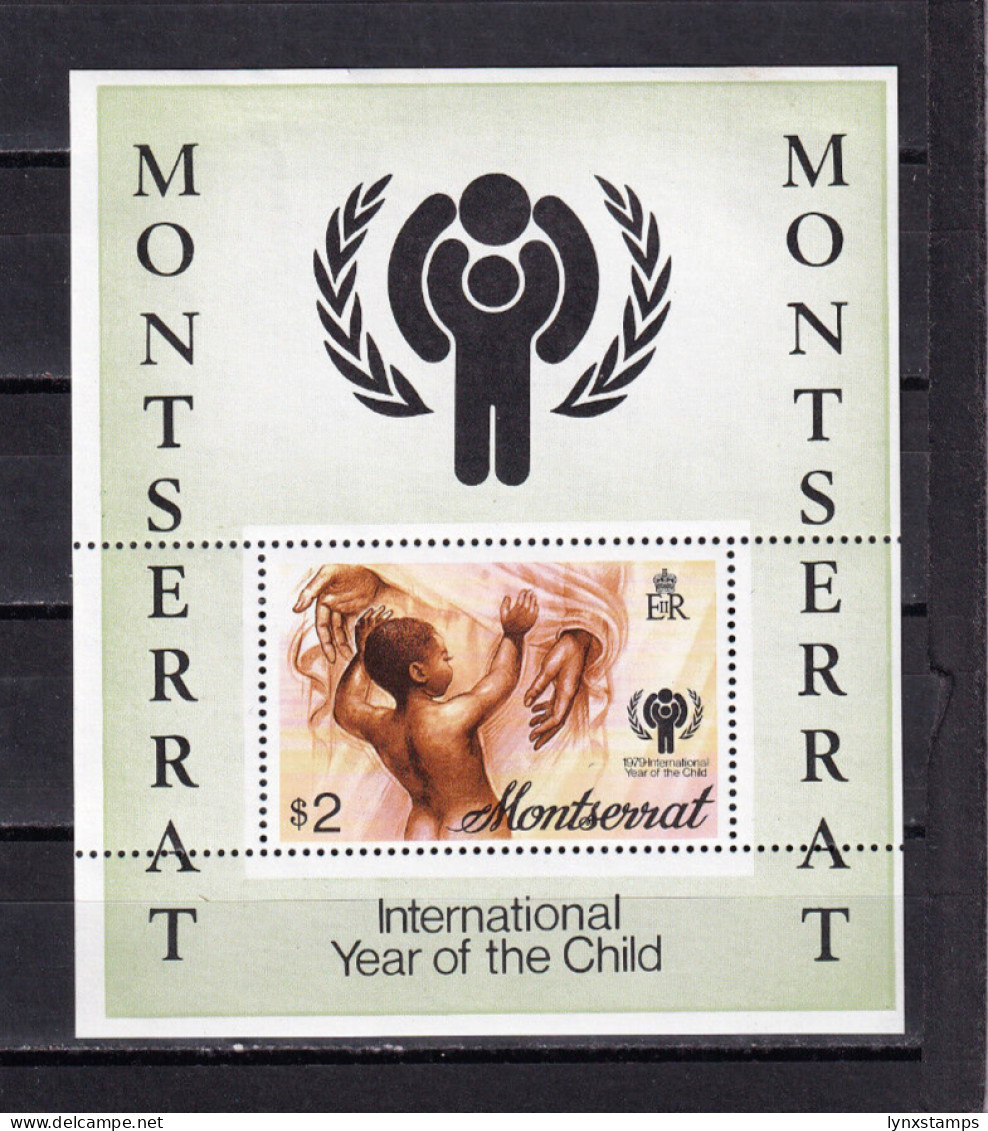 LI07 Montserrat 1979 International Year Of The Child Mint Hinged Mini Sheet - Montserrat