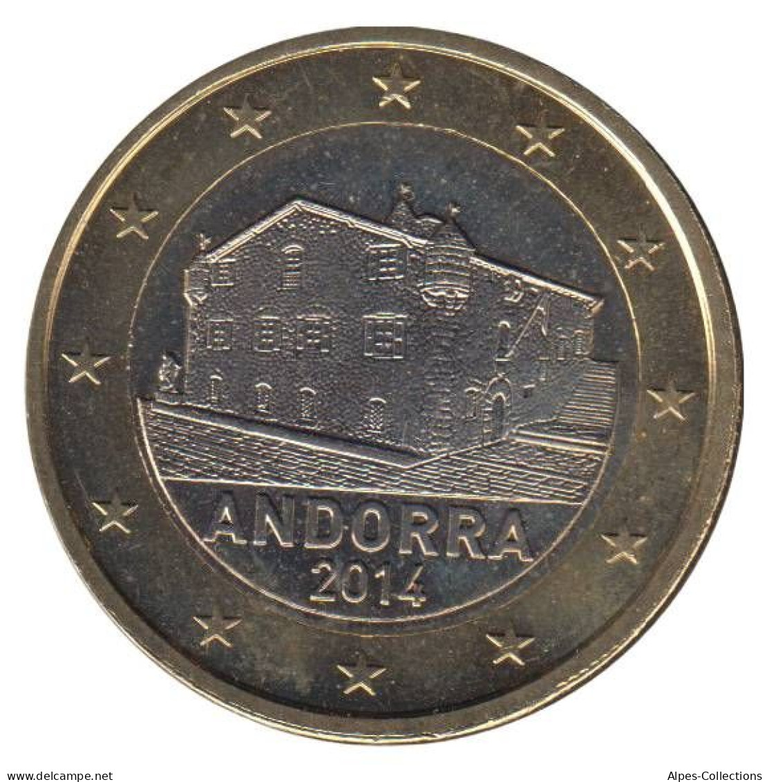 AN10014.1 - ANDORRE - 1 Euro - 2014 - Andorra