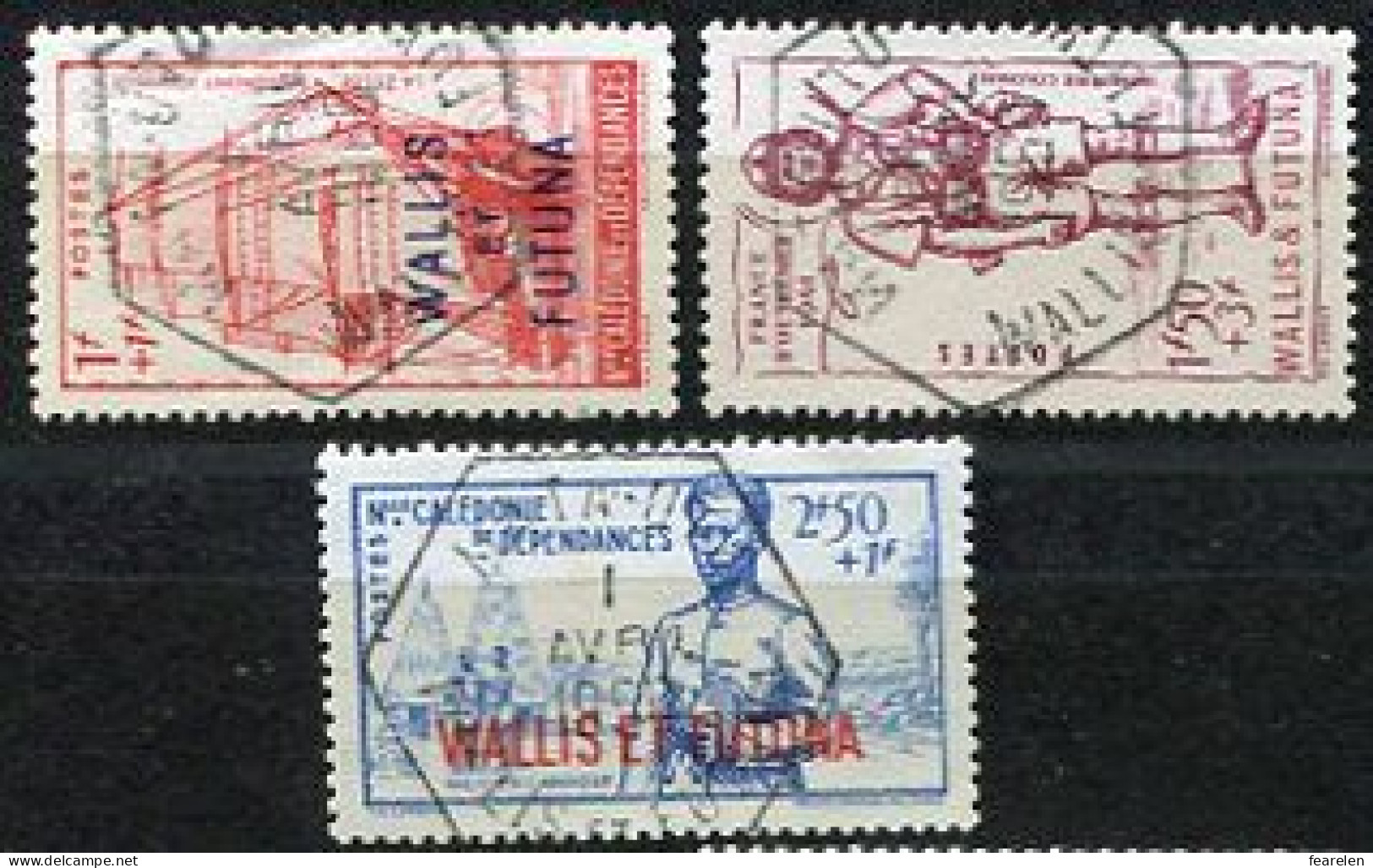 Colonie Française, Wallis & Futuna N°87/9 Oblitérés, Qualité Superbe - Used Stamps