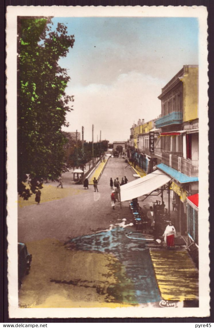 ALGERIE BETESSA COURS CARNOT ET PLACE DE LA CASBAH - Tébessa