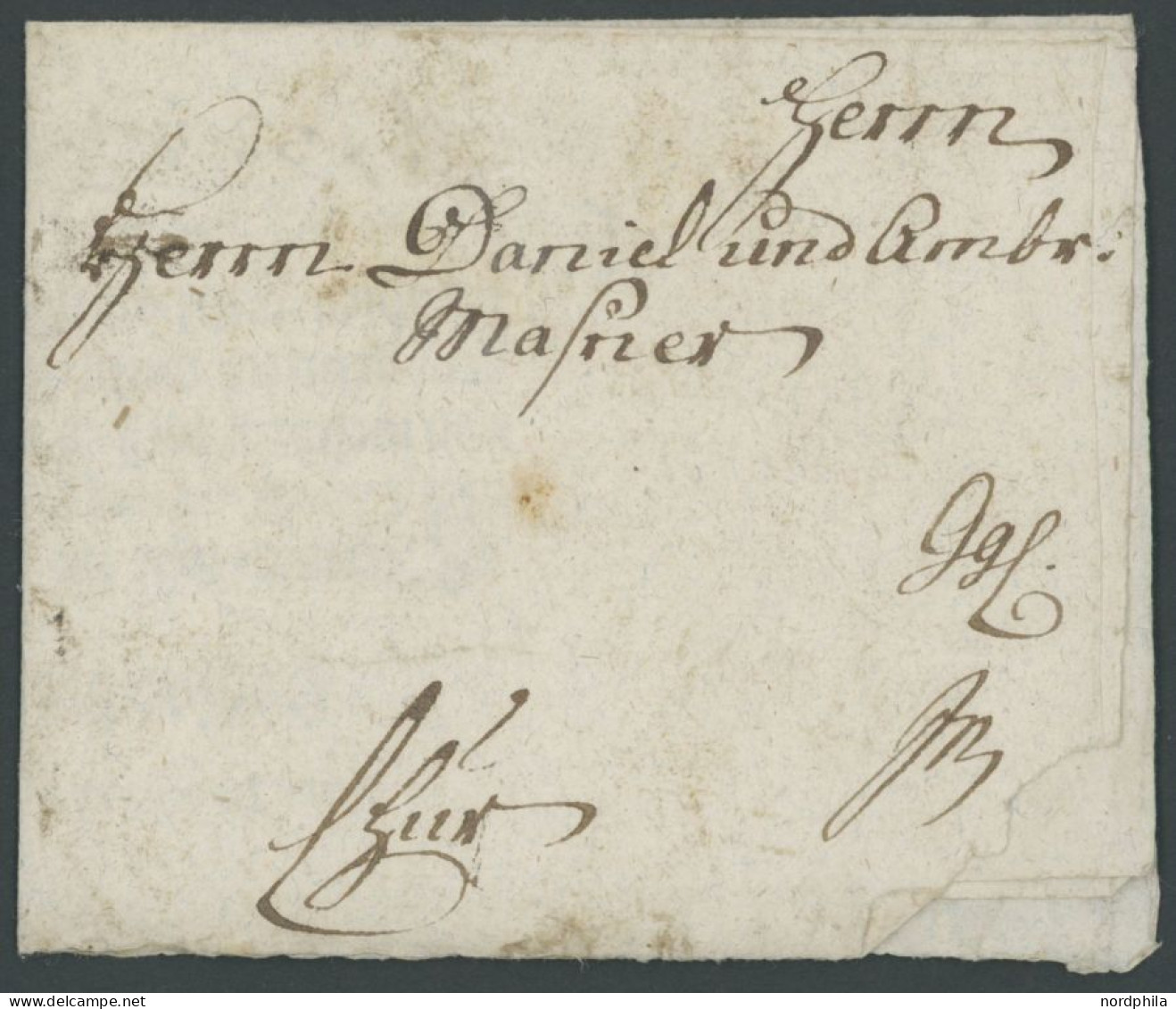 BAYERN 1750, Fuhrmannsbrief Aus LINDAU, Feinst - Vorphilatelie