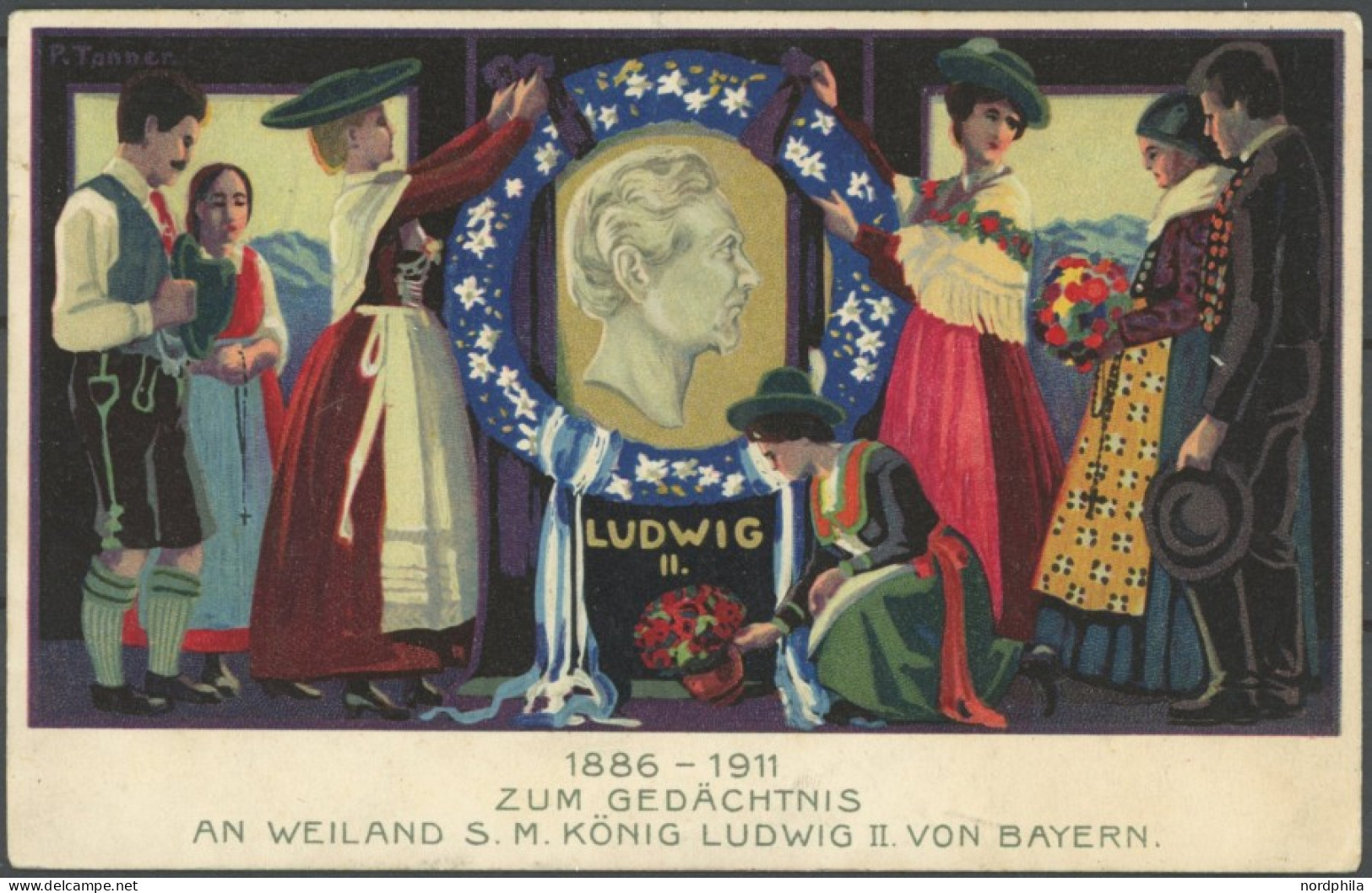 BAYERN PP 27C33 BRIEF, Privatpost: 1911, 5 Pf. Luitpold Zum Gedächtnis An Weiland Mit Zusatzfrankatur (Mi.Nr. 97), Prach - Postal  Stationery