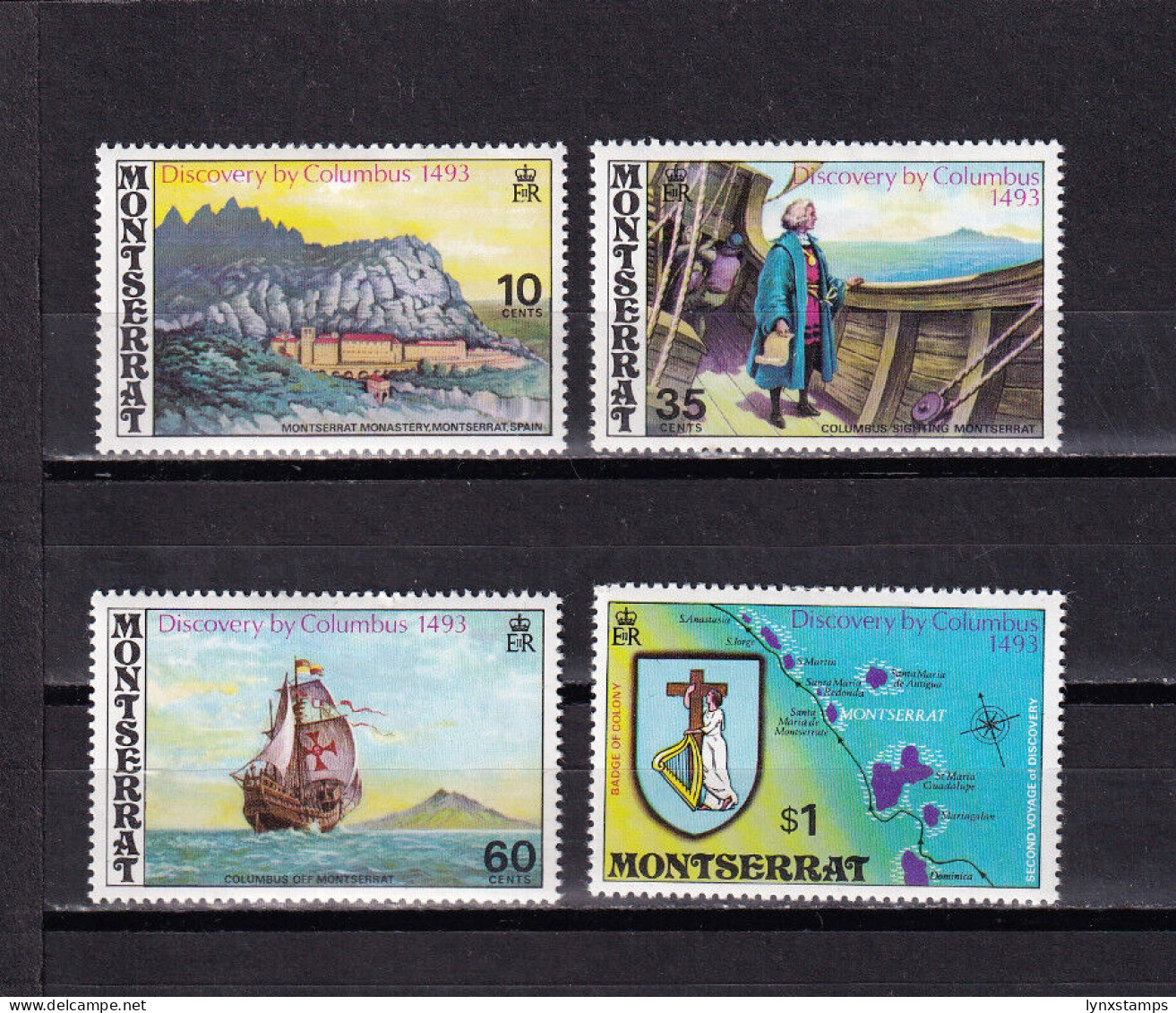 LI07 Montserrat 1973 The 480th Anniversary Of The Dscovery By Columbus - Montserrat