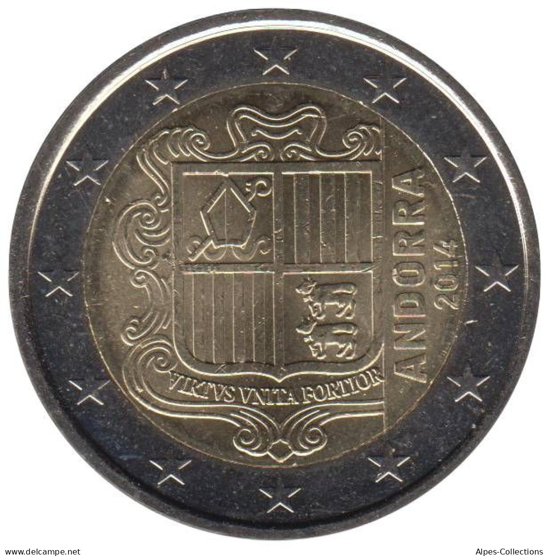 AN20014.2 - ANDORRE - 2 Euros - 2014 - Andorra