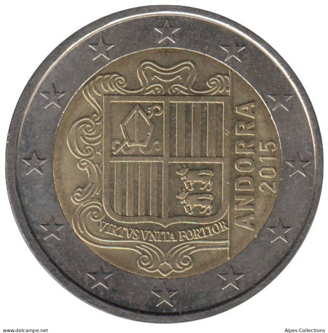AN20015.3 - ANDORRE - 2 Euros - 2015 - Andorre