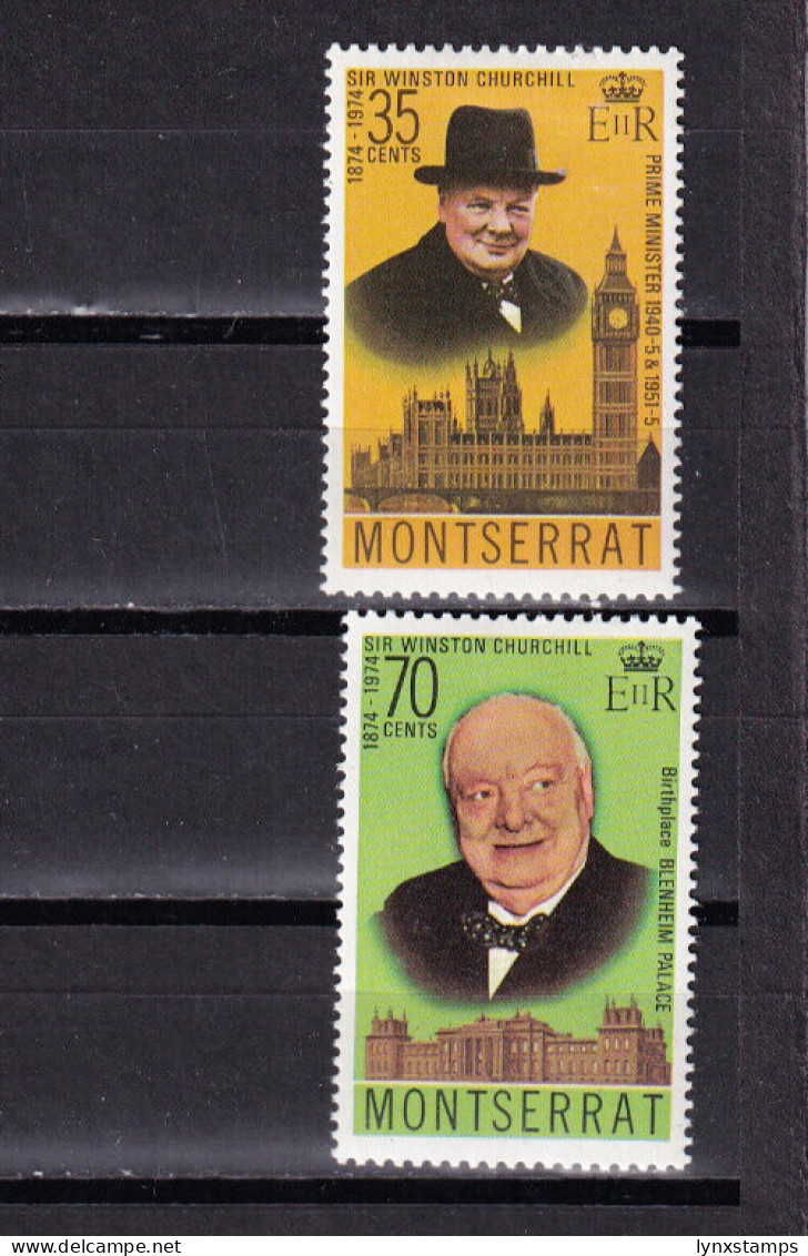 LI07 Montserrat 1974 The 100th Anniv Of The Birth Of Winston Spencer Churchill - Montserrat