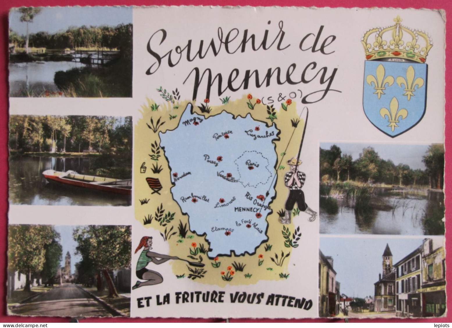 Visuel Pas Très Courant - 91 - Souvenir De Mennecy - 1962 - Mennecy