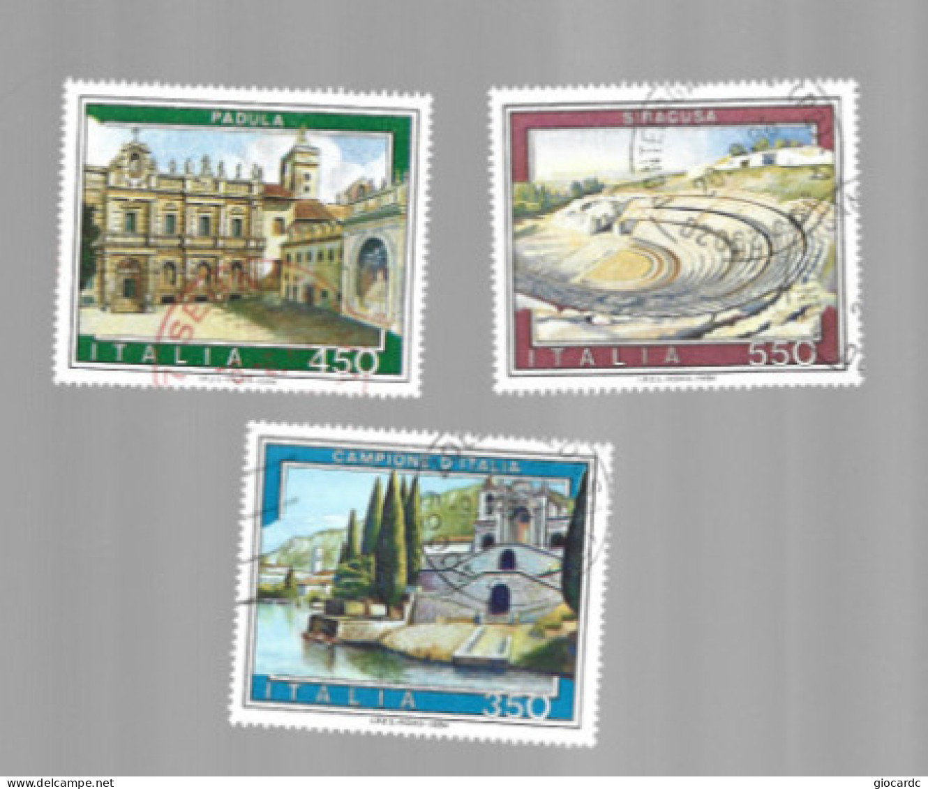 ITALIA REPUBBLICA  - SA 1685.1688  -      1984  TURISTICA   -   USATO  -   RIF. 30886.87.88 - 1981-90: Usados