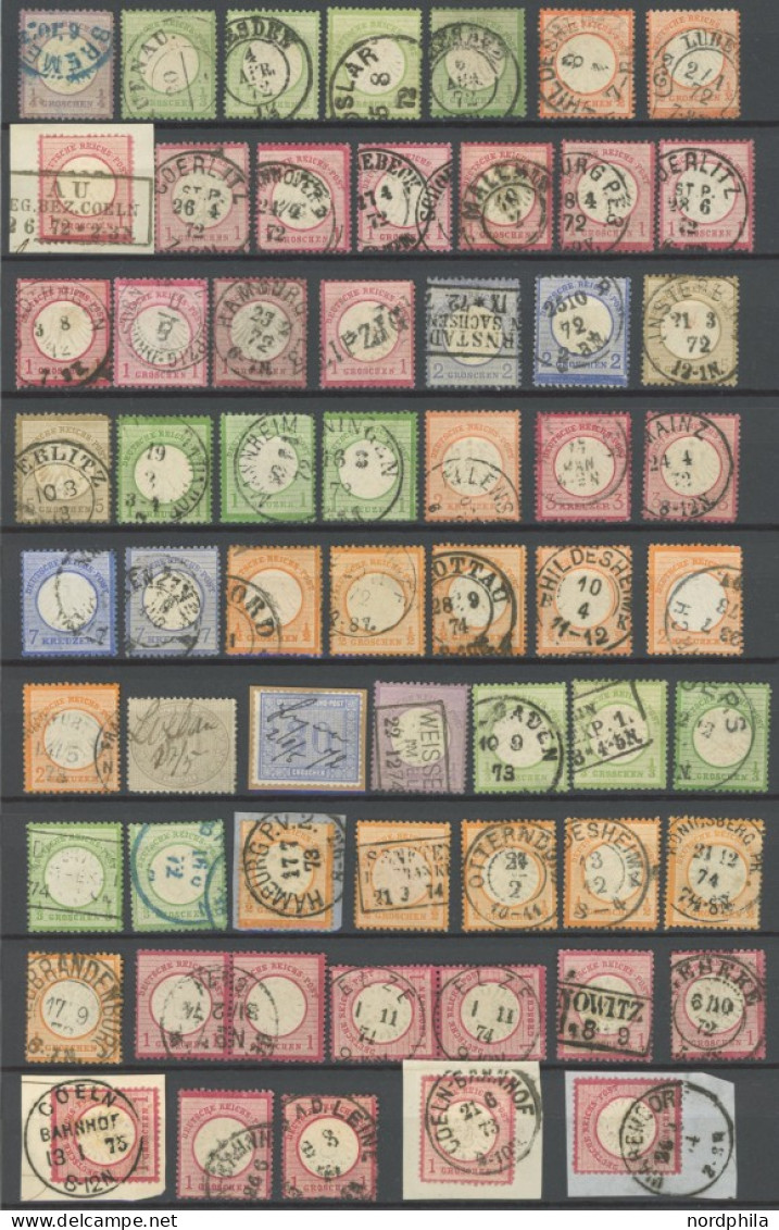 LOTS O,BrfStk , Saubere Sammlung Brustschilde Mit Diversen Guten Werten, Insgesamt 88 Marken, Etwas Unterschiedliche Erh - Used Stamps