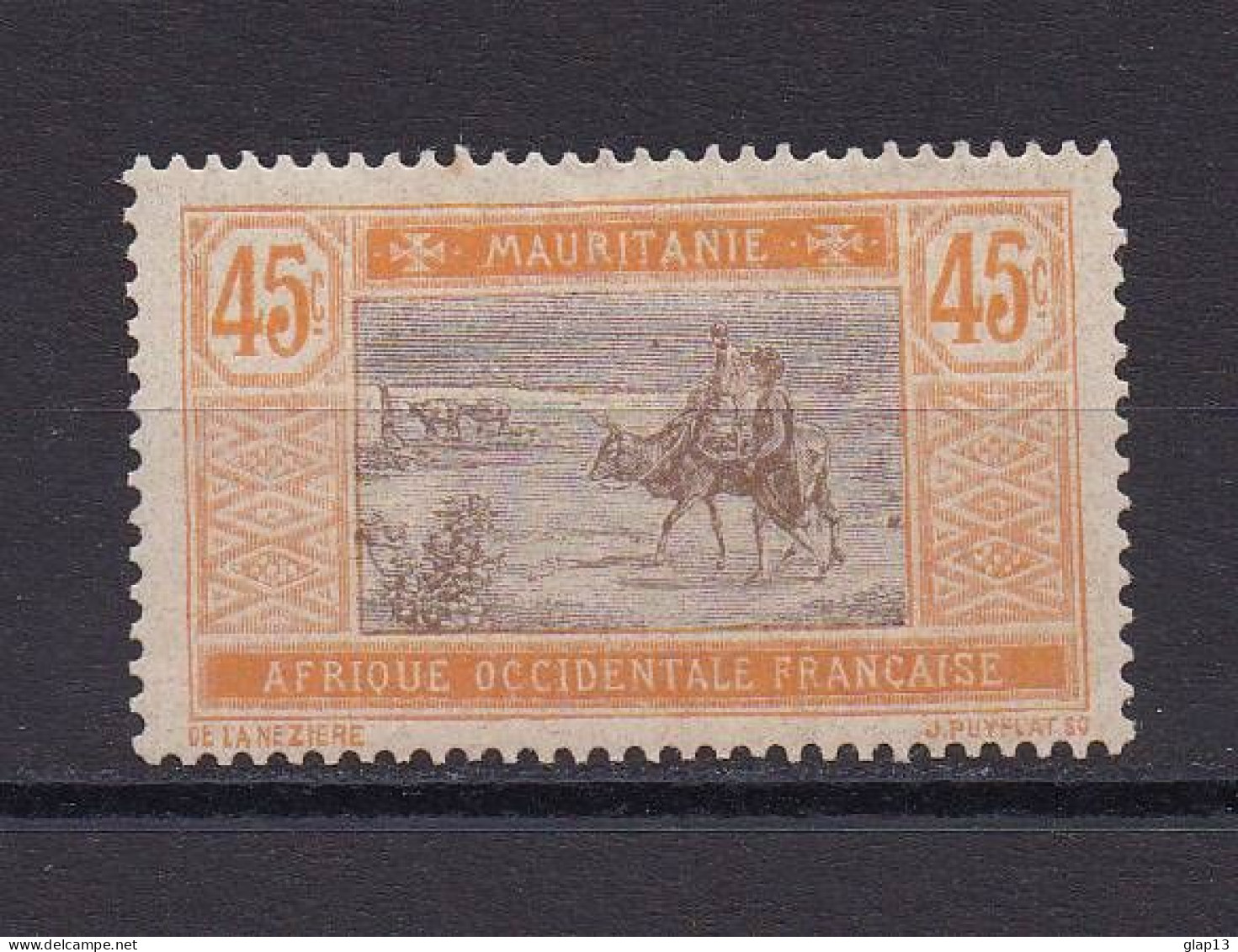 MAURITANIE 1913 TIMBRE N°28 NEUF** - Unused Stamps