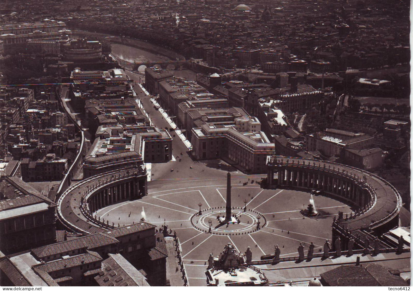 Roma - Piazza S.pietro E Via Della Conciliazione - Viaggiata - San Pietro