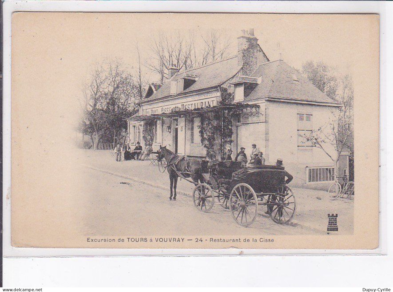 VOUVRAY: Restaurant De La Cisse - Très Bon état - Vouvray