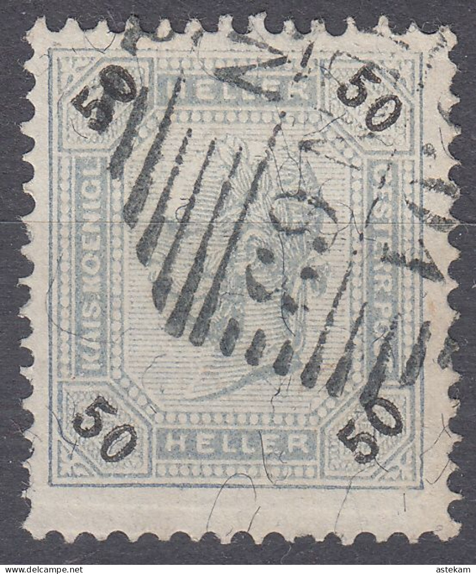 AUSTRIA 1899, KAISER FRANZ JOSEPH, MiNo 79A, SEPARATE USED STAMPS From 50 HELLER With PERFORAT.13:13&1/2 In GOOD QUALITY - Oblitérés