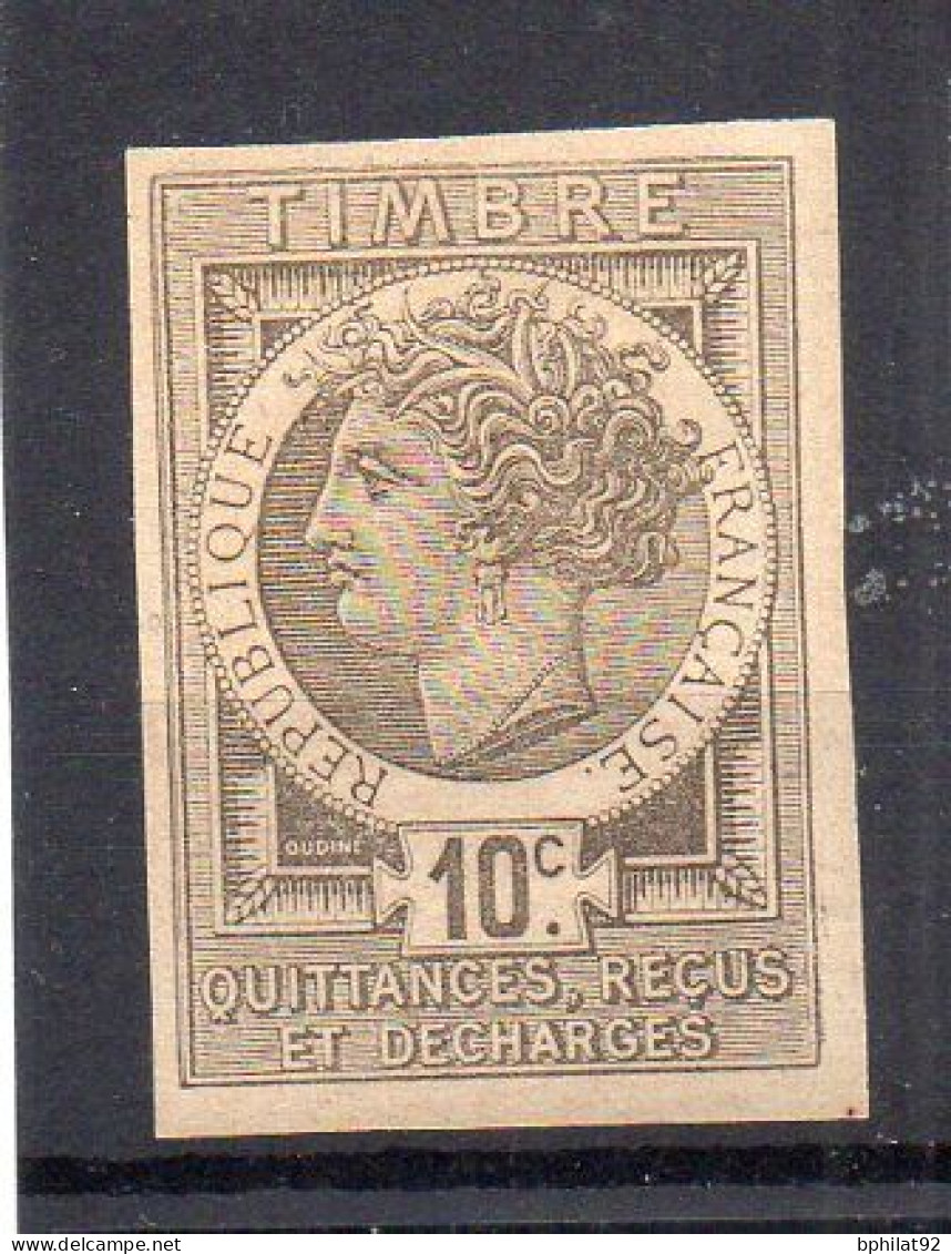 !!! FISCAL, QUITTANCES N°4 NEUF * - Stamps