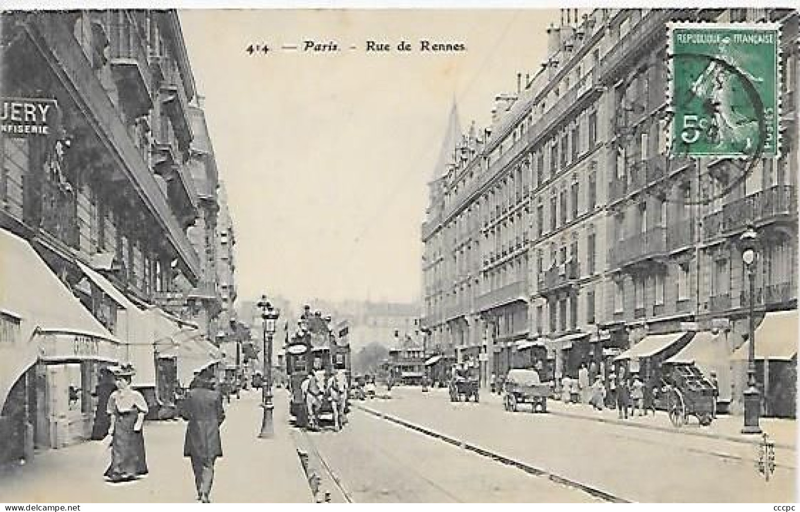 CPA Paris Rue De Rennes - Paris (06)