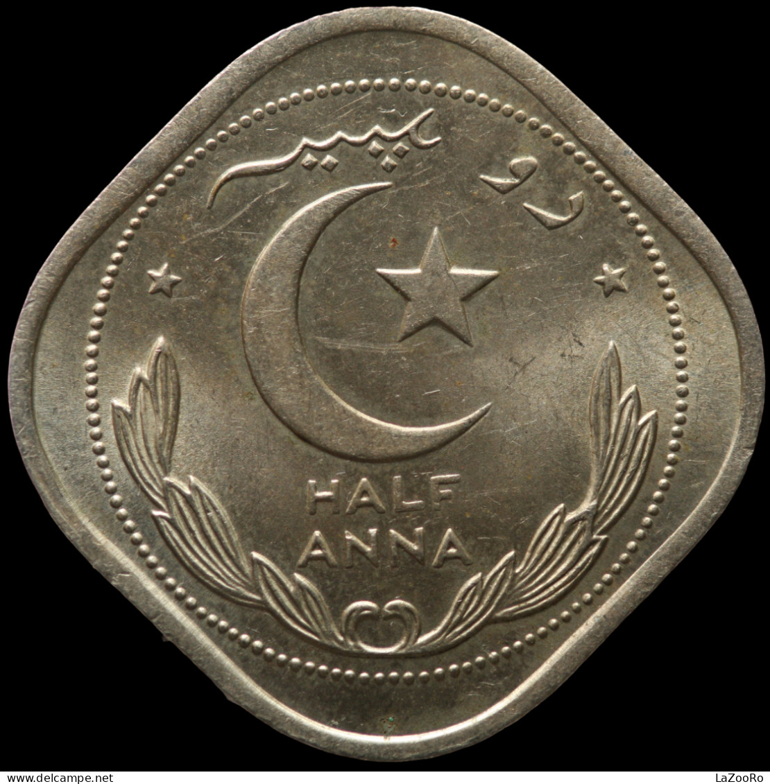 LaZooRo: Pakistan 1/2 Anna 1951 UNC - Pakistan