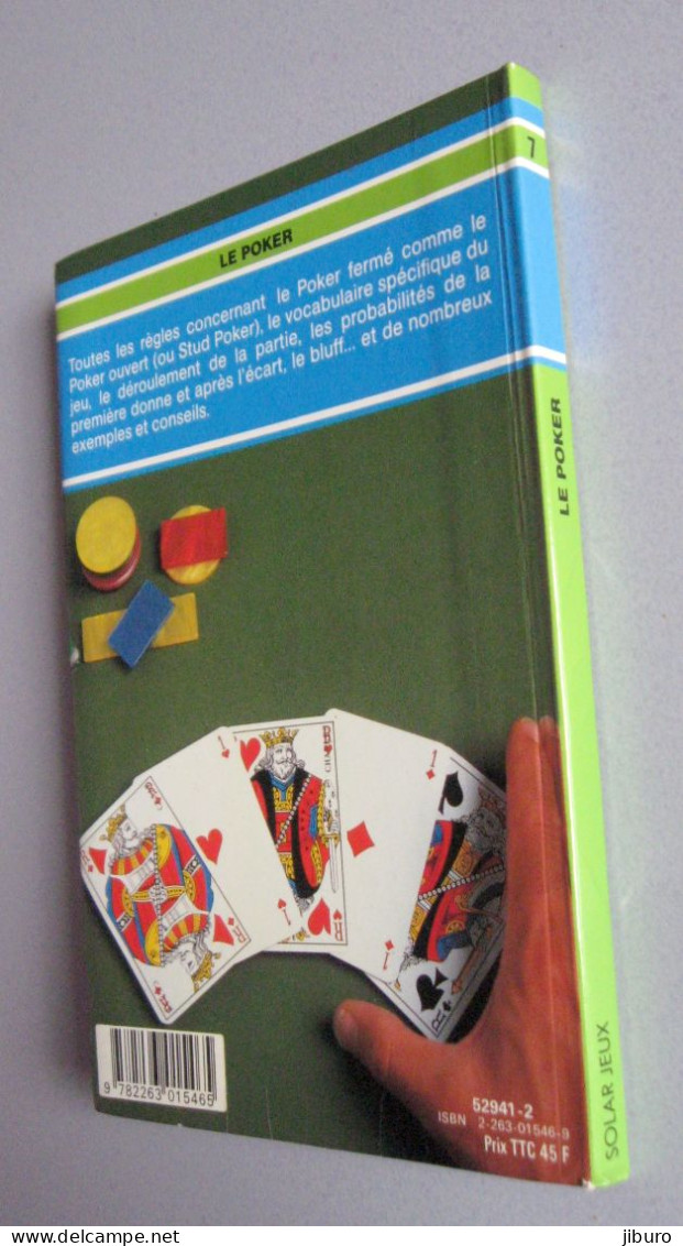 Livre Le Poker Frank Lohéac-Ammoun Règles Du Jeu (de Cartes) (année 1990) - Gesellschaftsspiele