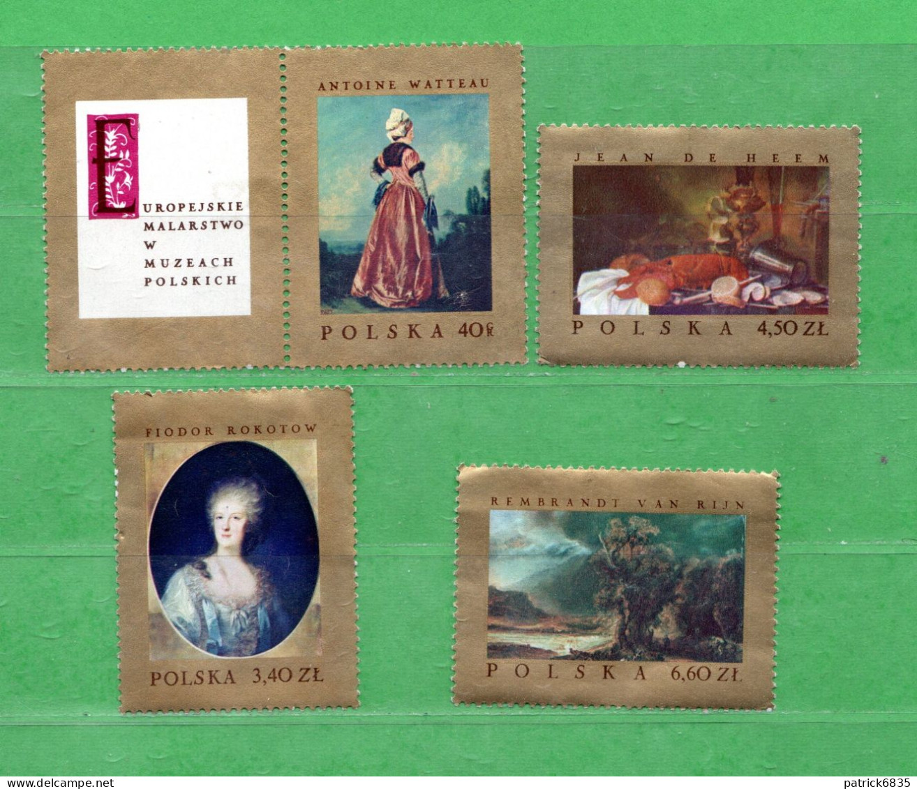 (N) POLONIA **- 1967 - PEINTURES. Yert. 1661-1665-1666-1667.  MNH**. Come Scansione. - Nuovi