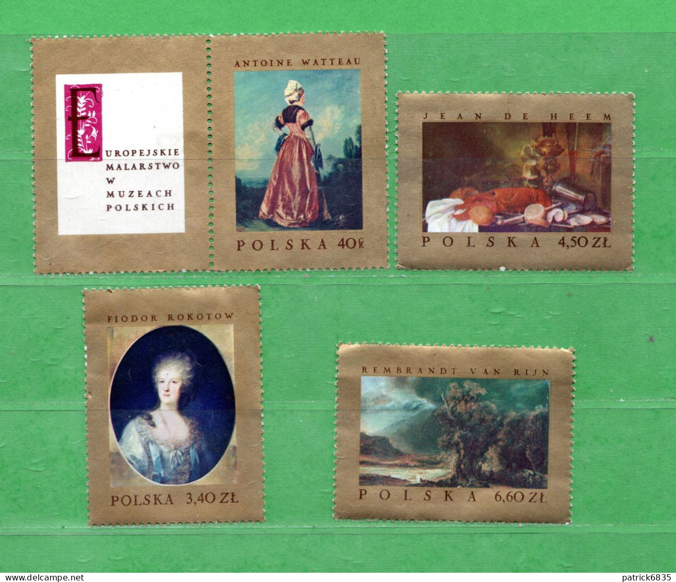 (N) POLONIA **- 1967 - PEINTURES. Yert. 1661-1665-1666-1667.  MNH**. Come Scansione. - Ongebruikt