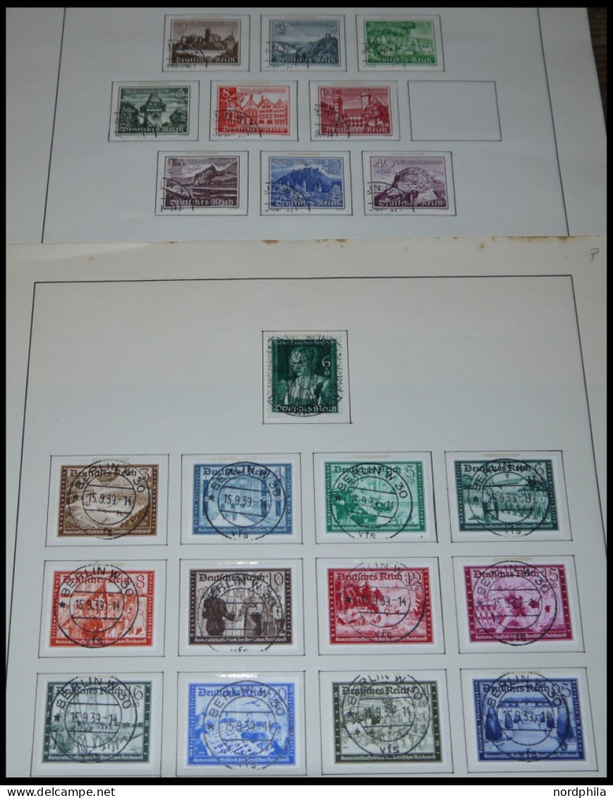 SAMMLUNGEN O, 1935-44, Sauberer Gestempelter Sammlungsteil, Fast Nur Pracht, Mi. 900.- - Used Stamps