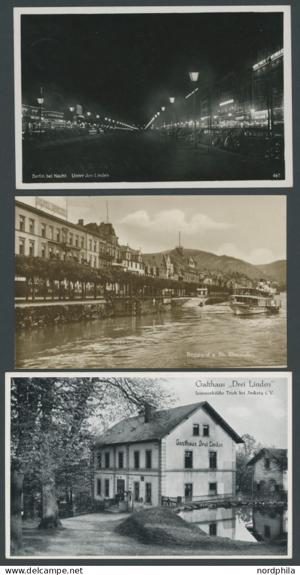 LOTS Ca. 1930-38, 54 Verschiedene Frankierte Ansichtskarten, Pracht - Sonstige & Ohne Zuordnung