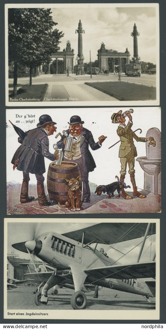 LOTS Ca. 1930-38, 54 Verschiedene Frankierte Ansichtskarten, Pracht - Sonstige & Ohne Zuordnung