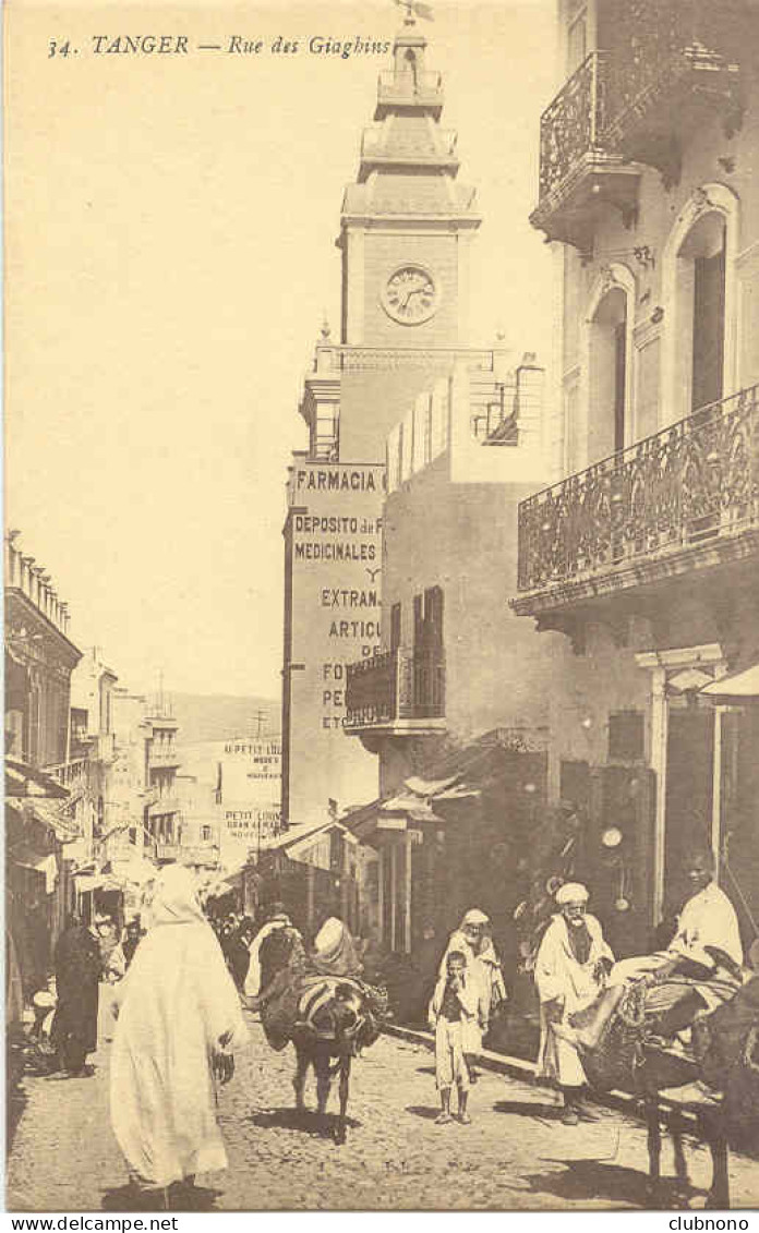 CPA - TANGER - RUE DES GIAGHINS - Tanger