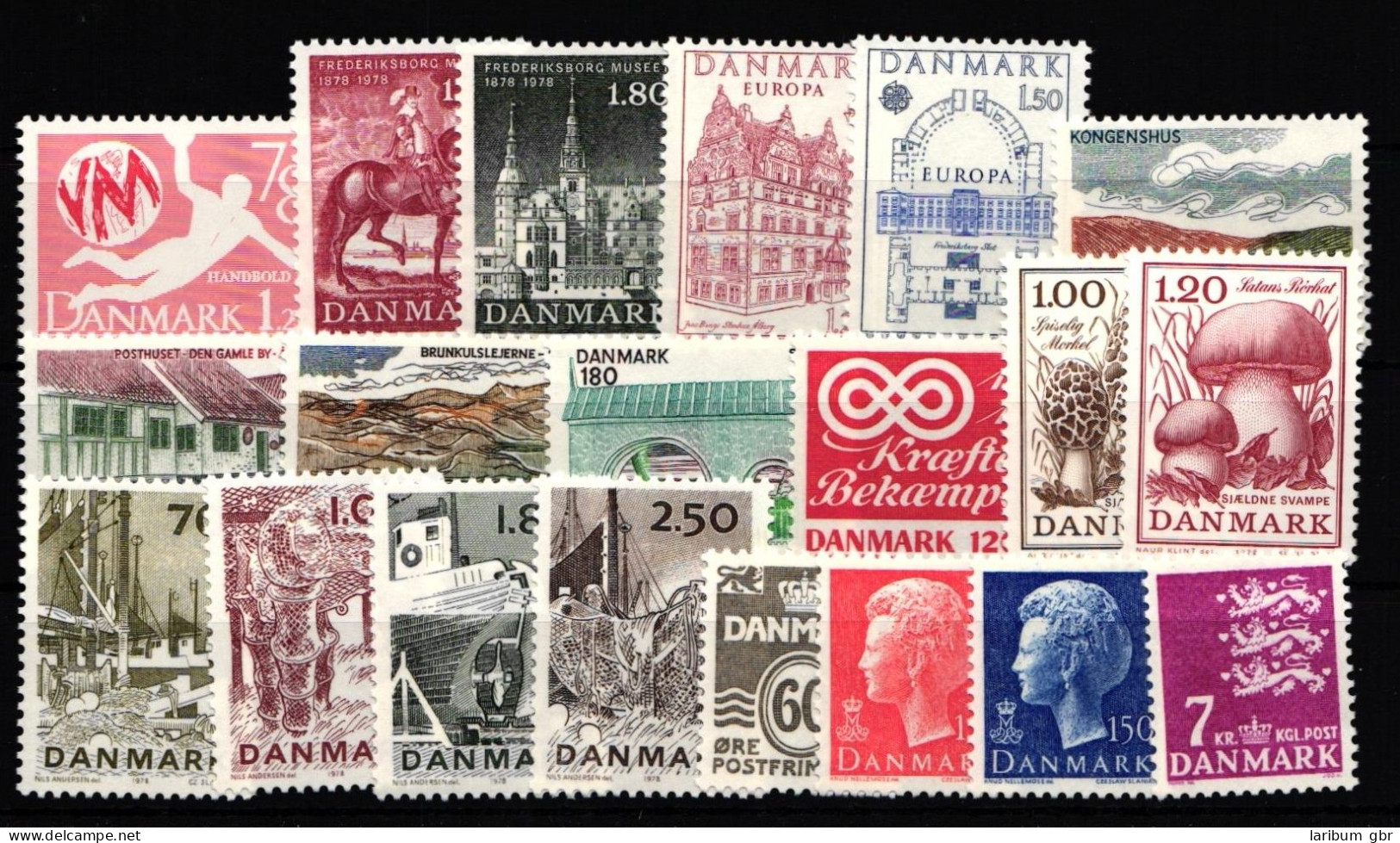 Dänemark Jahrgang 1978 Postfrisch #IR240 - Otros & Sin Clasificación