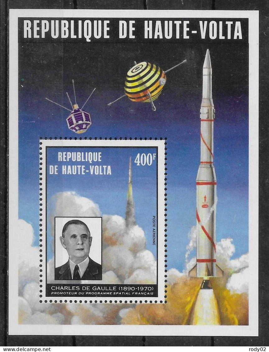 HAUTE-VOLTA - ESPACE - BF 5L ET 5P - NEUF** MNH - Africa