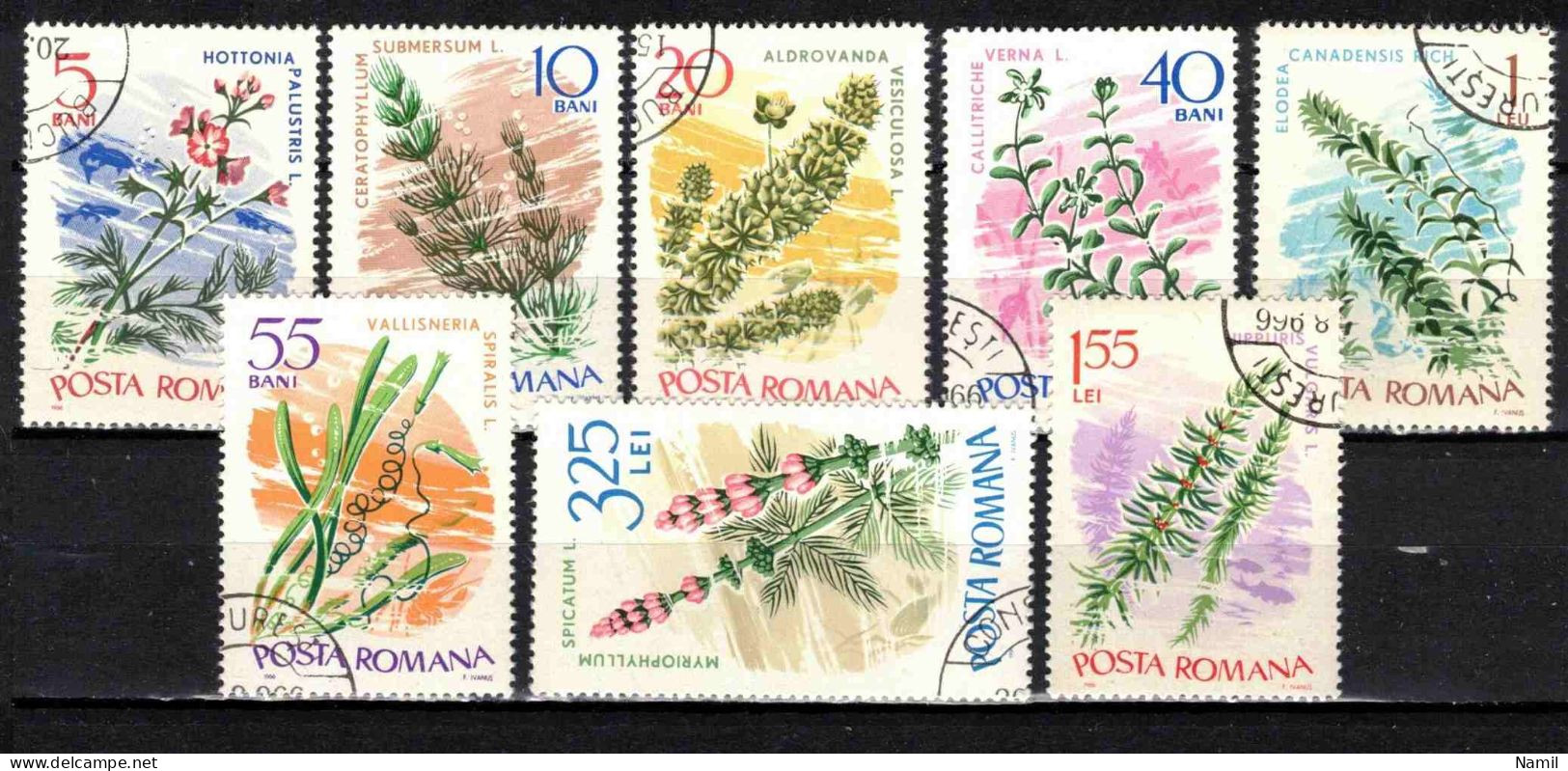 Roumanie 1966 Mi 2525-32 (Yv 2230-7), Obliteré - Used Stamps