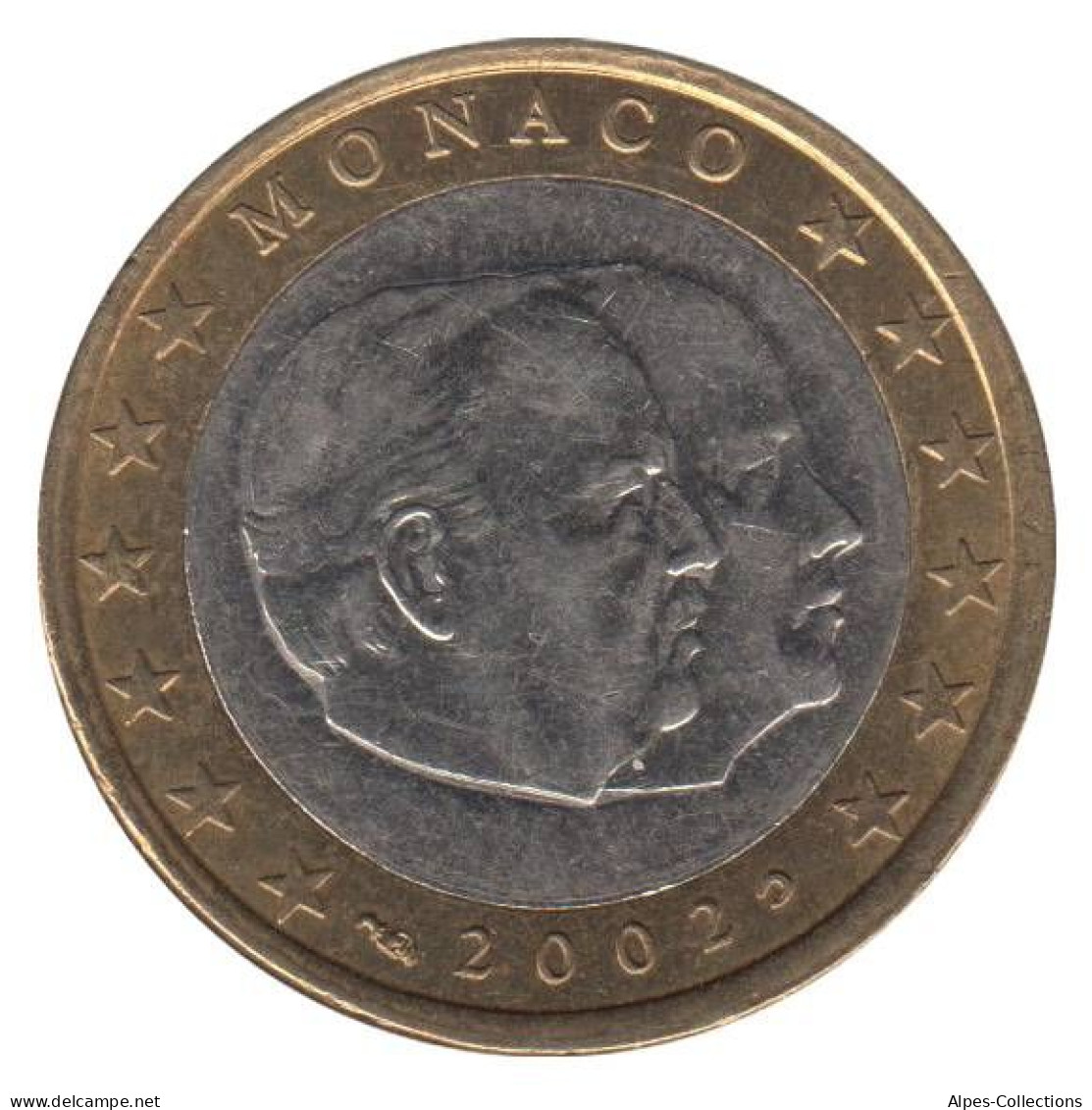 MO10002.1 - MONACO - 1 Euro - 2002 - Mónaco