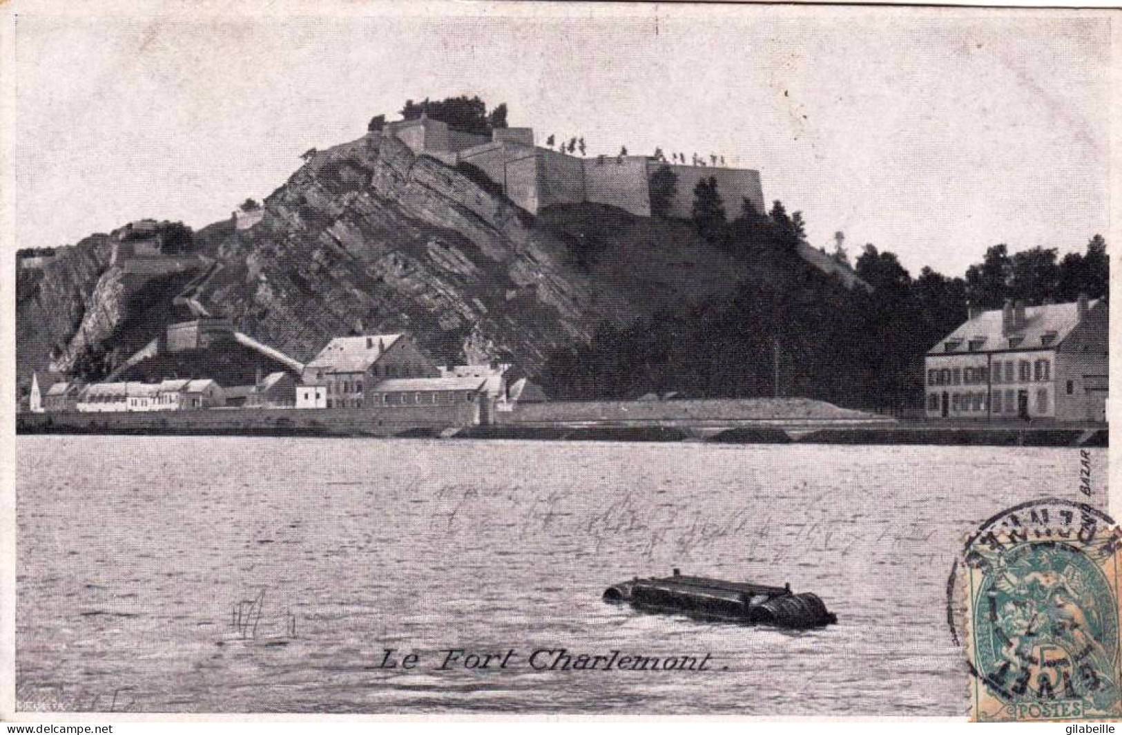 08 - Ardennes -  Le Fort De CHARLEMONT Au Dessus De La Ville De Givet - Givet