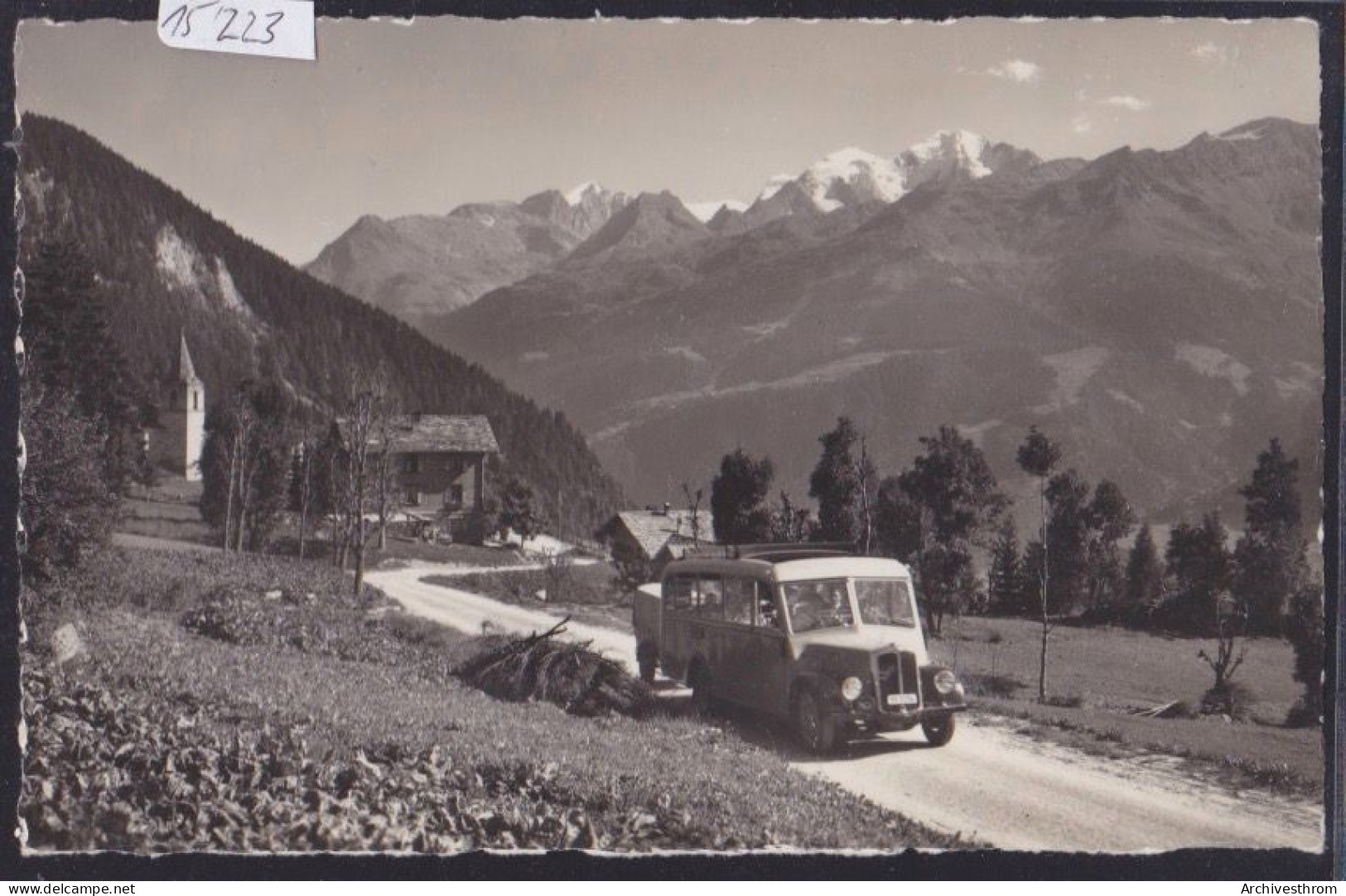 Verbier Village : Nouvelle Route Du Car Postal Et Les Combins (15'223) - Verbier