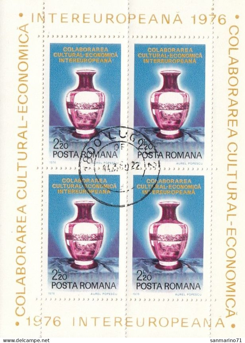 ROMANIA Block 133,used - Porcelaine