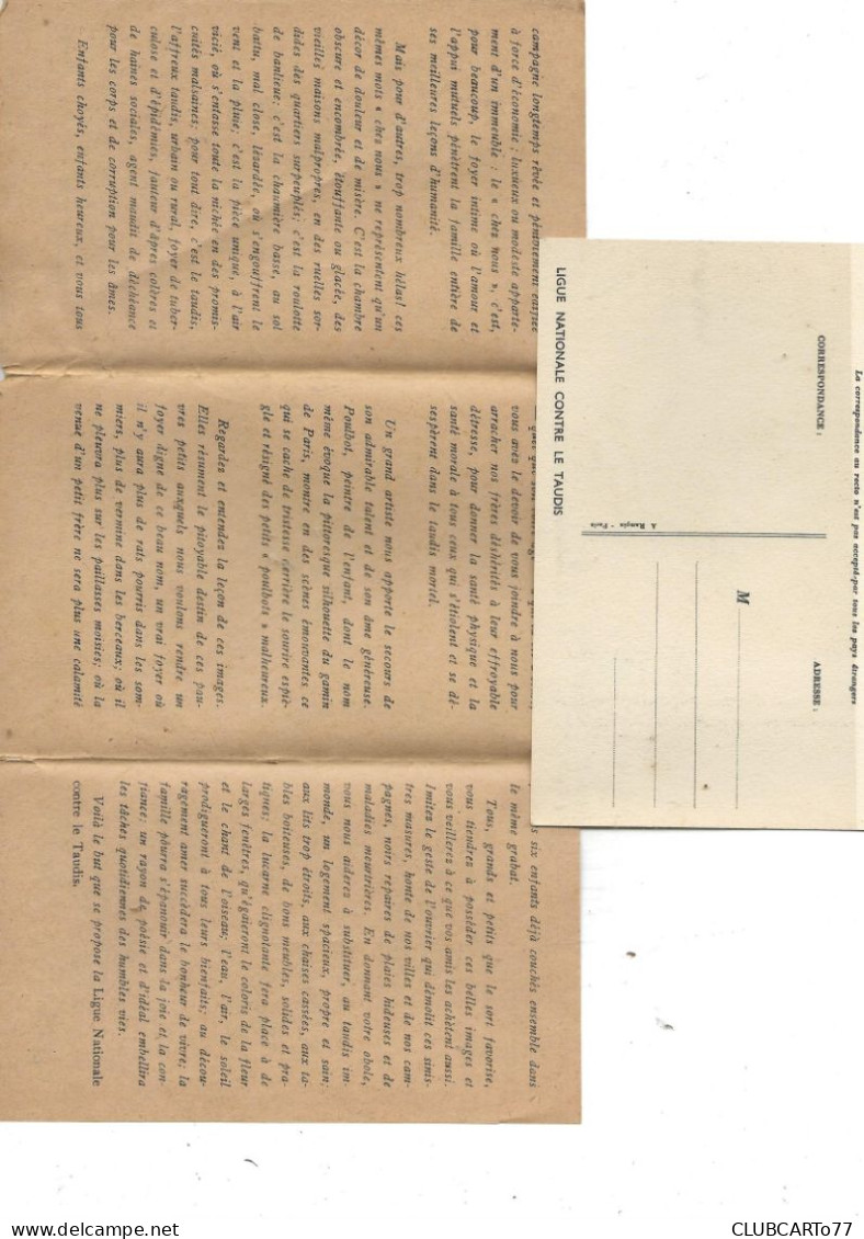 Poulbot (Illustrateur) : Lot De 5 CP Série Les Taudits Avec Pochette Papier Env 1930 (animé) PF. - Poulbot, F.
