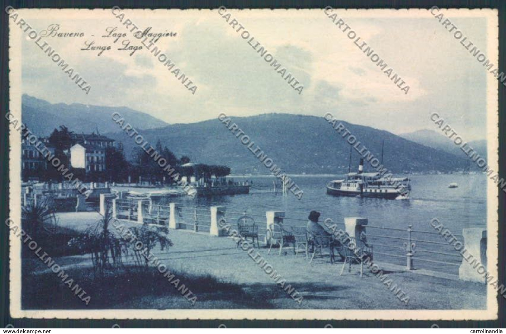 Verbania Baveno Battello Cartolina ZQ6863 - Verbania