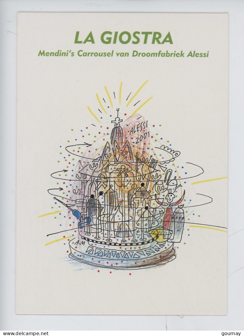Alessi 2001 : La Giostra Mendini's Carrousel Van Droomfabrick (miniatures Anna G. P. Starck Museum-Design-Gent - Advertising