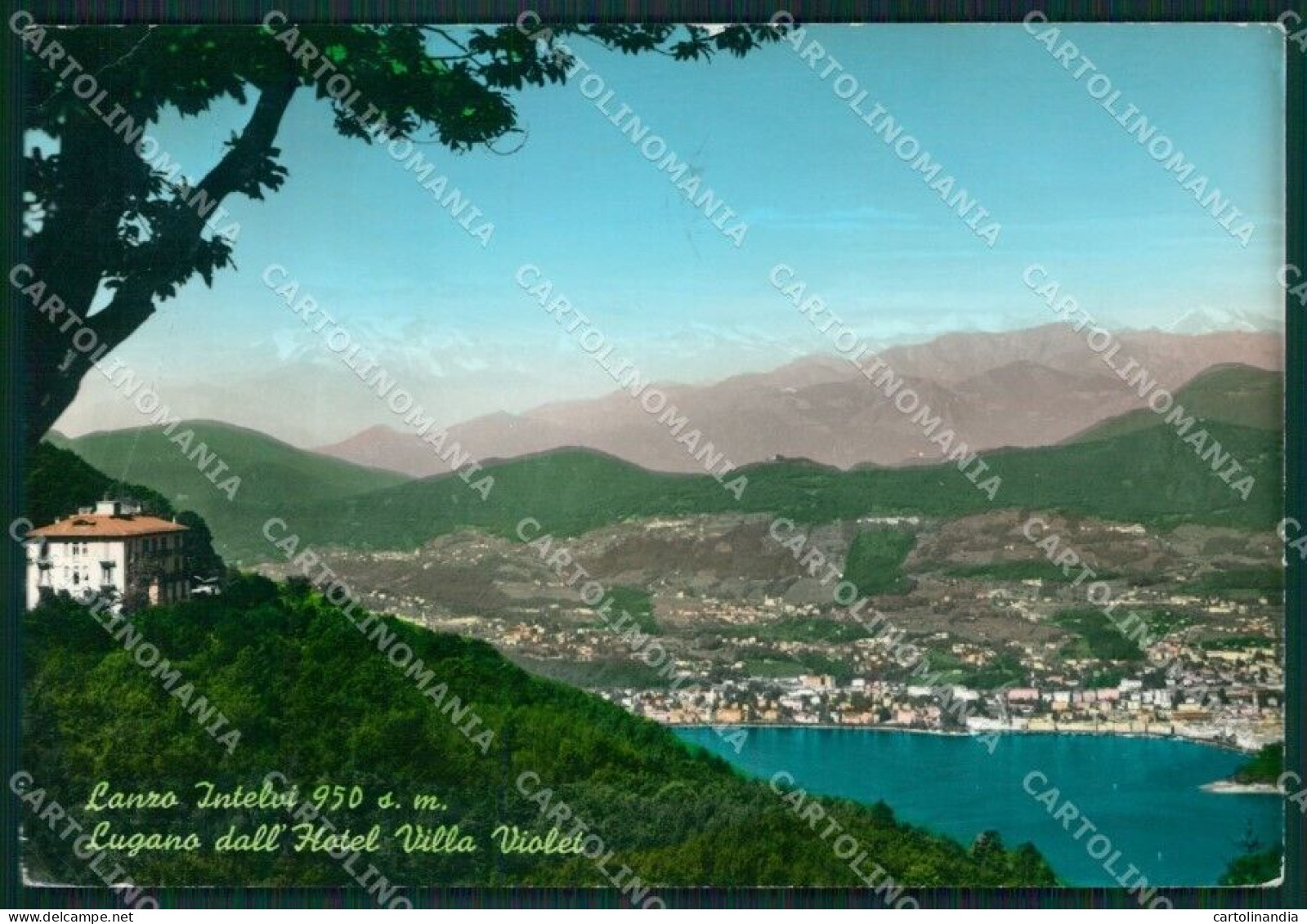 Como Lanzo D'Intelvi Lago Di Como Lugano PIEGHINA Foto FG Cartolina KB3480 - Como